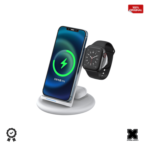WiWU Power Air 15W 3 In 1 Wireless Charger