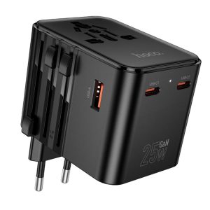 Hoco AC31 25W Global Universal Travel Adapter