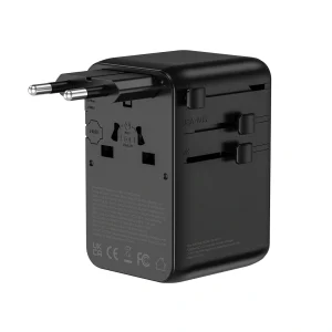Alternative view of WiWU 70W GaN Global Travel Adapter USB-C PD Fast Charger 7 Ports for 224 Countries