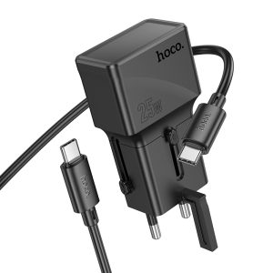 hoco AC24 Mini PD25W QC3.0 Universal Travel Charger Set