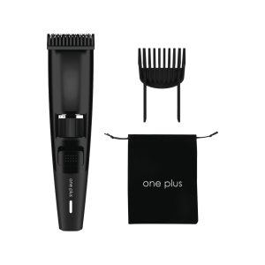 One Plus Gold Titanium Coated Blade Professional Rechargeable Cordless Beard Hair Comb Kit (OP-13)
