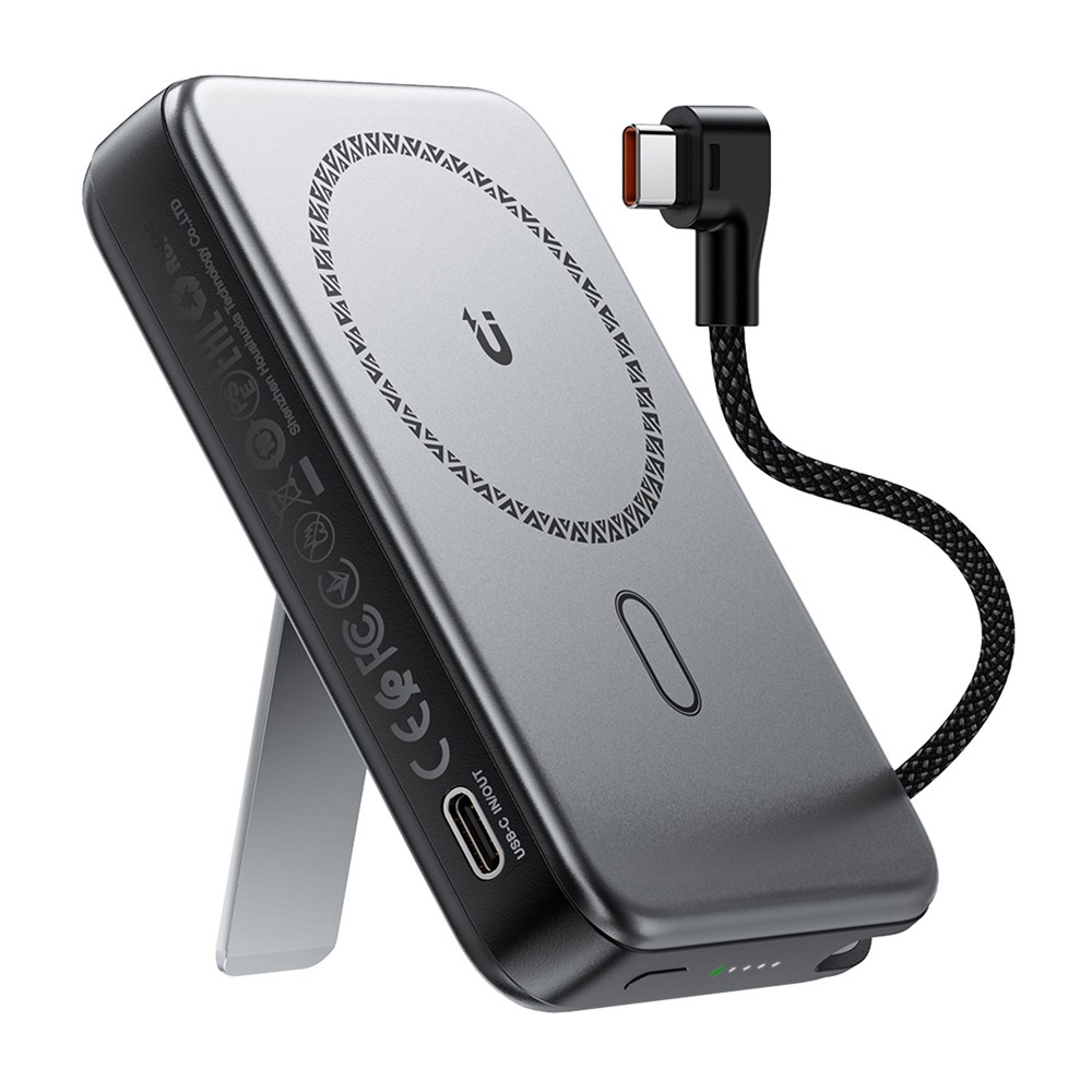 ACEFAST M24 22.5W 10000mAh Magnetic Power Bank with Built-In Cable